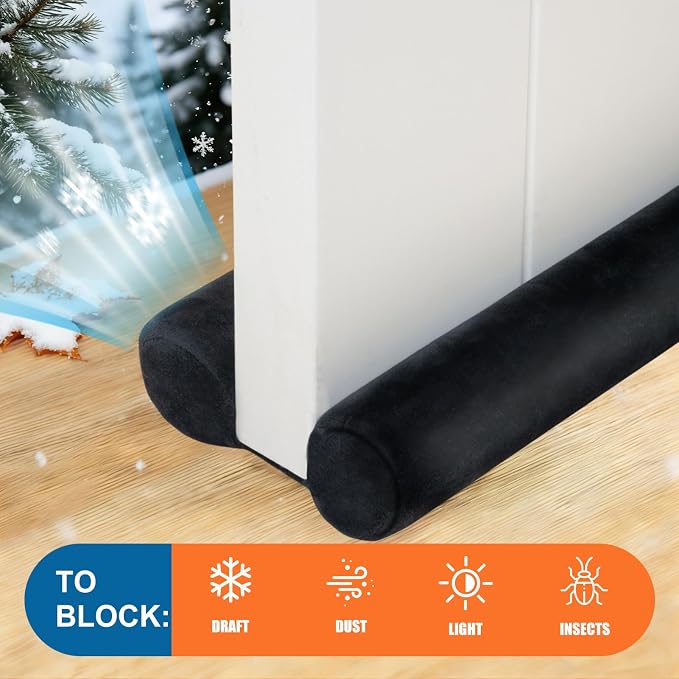 Under Door Draft Stopper 30-38" Adjustable Wind Stopper - Image 4