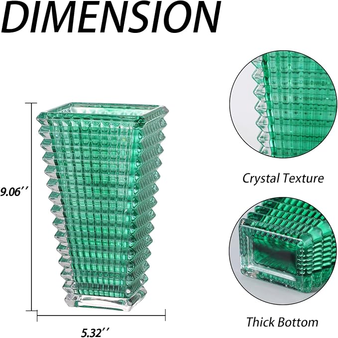 MCMCNCUIU Crystal Vase, Large Crystal Vases - Image 6