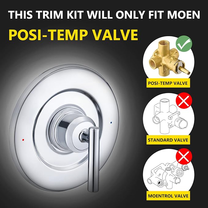Shower Trim Kit Compatible - Image 2