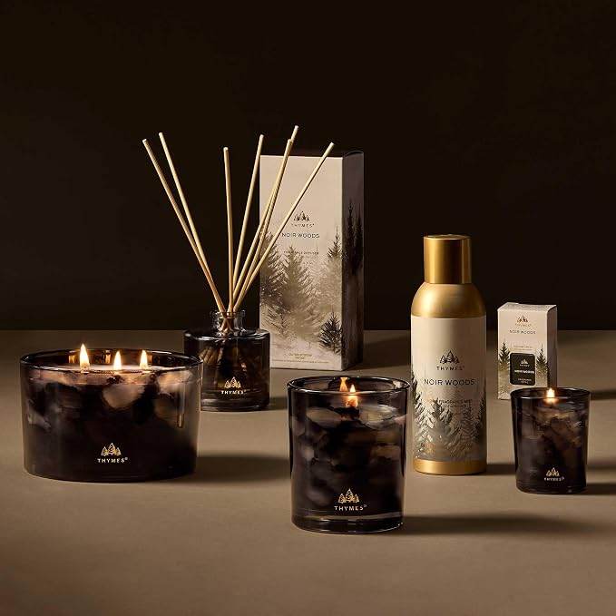 Thymes Noir Woods Scented Candles - Image 6