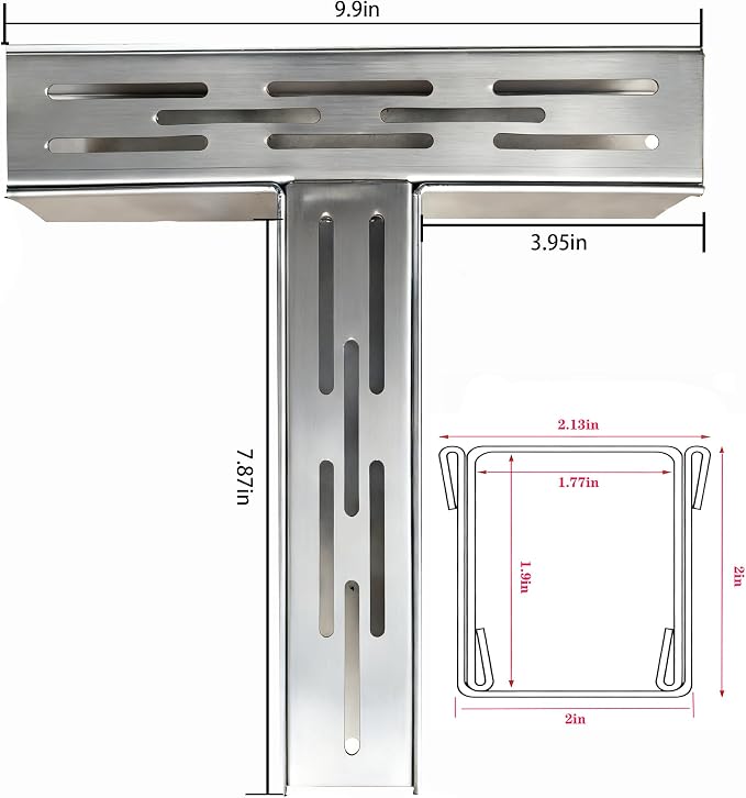 304 Stainless Steel Trench Drain Kit, Narrow Channel Drain - Image 2