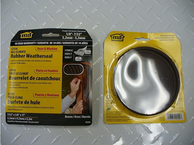 All Weather EPDM Rubber weatherstripping, P Seal Door Seal - Image 9