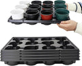 RooTrimmer 12 Cell Round Nursery Trays Thickened Durable Seedling Pots Shuttle by RooTrimmer