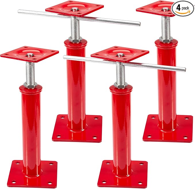 4 Pack House Floor Jacks, 11023 LBS Max Load | Adjustable House Leveling Post by B4BBANG4BUCK