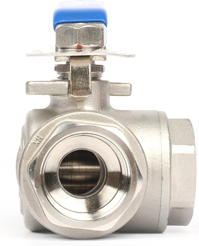 U.S. Solid 1" 3 Way Ball Valve - Image 4