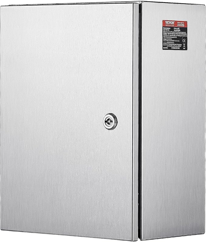 Steel Electrical Box 16" x 12" x 8" Electrical Enclosure Box 304 Stainless - Image 12