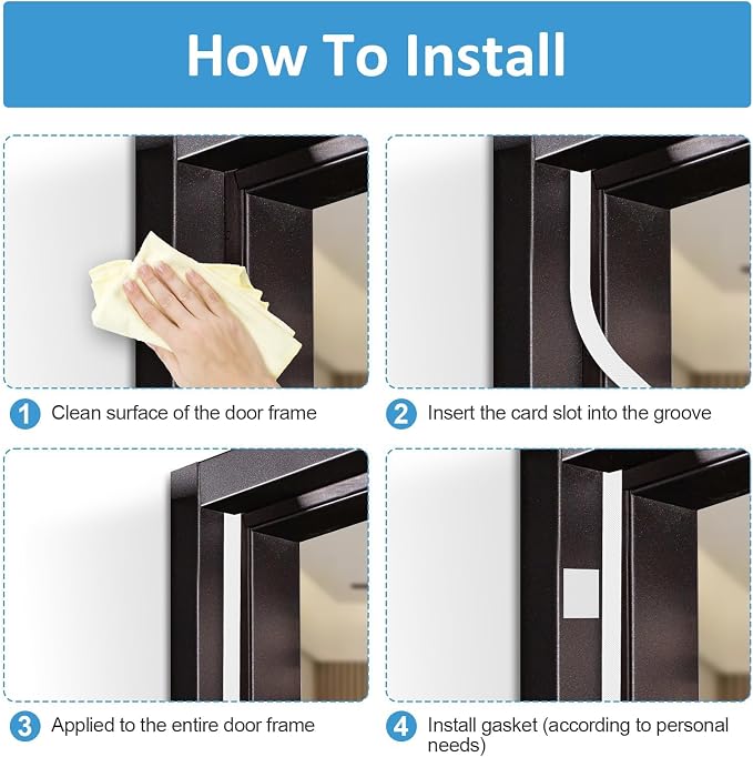 26FT Kerf Door Weather Stripping Door Seal Strip - Image 6