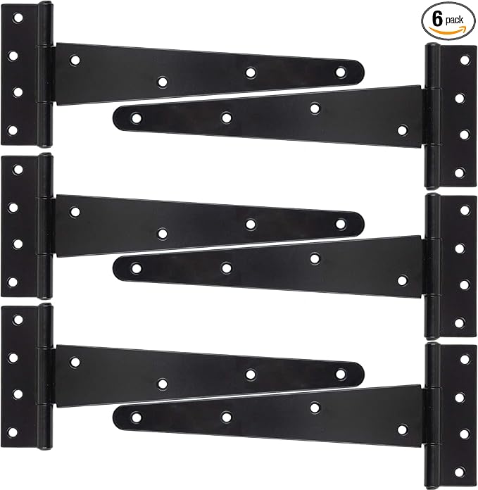 HLMOptimo Heavy Duty T Hinge Tee Hinge T Strap Hinge Shed Hinge Gate Hinge Barn by HLMOptimo