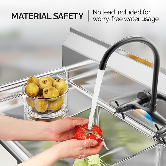 ROVSUN Commercial Sink, Stainless Steel Sink - Image 8
