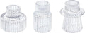 Vixdonos Glass Candlestick Holders Tealight Candle Holders by Vixdonos