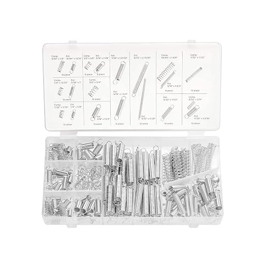 NEIKO 50456A Spring Assortment Set, 200 Piece, Extension and Compression by NeikoTools