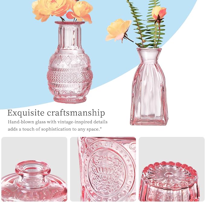 Glass Bud Vases Set of 64 - Image 4