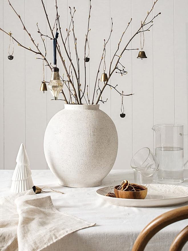 White Ceramic Vase - Image 3