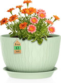 WSMKSZ 12 Inch Large Plant Pots by WSMKSZ