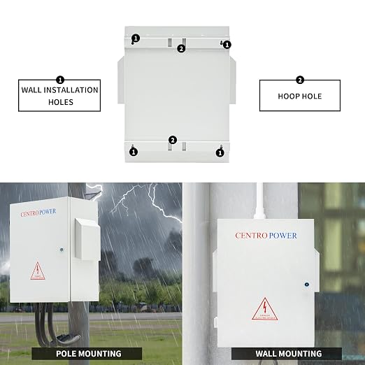 NEMA Outdoor Electrical Box Enclosure, 15.7"x11.8"x7.8" | Heavy-Duty - Image 5