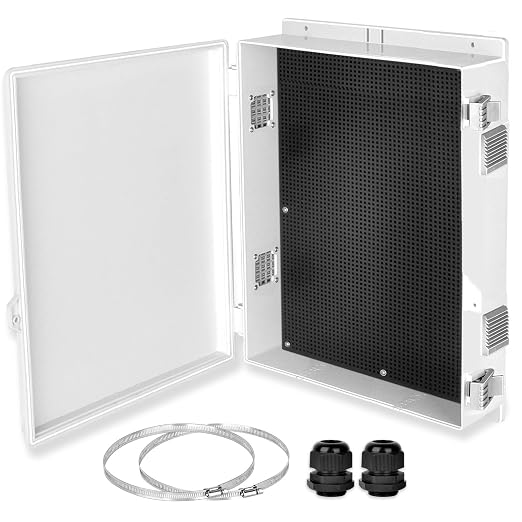 Outdoor Electrical Junction Box, Ventilation and Heat Dissipation ABS Plastic by YETLEBOX