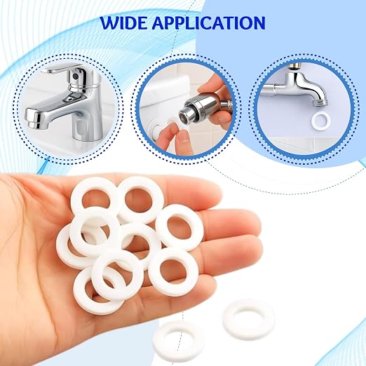 12pcs 1-Inch Silicone Gasket Set – Flat Sealing Washers and O-Rings - Image 5
