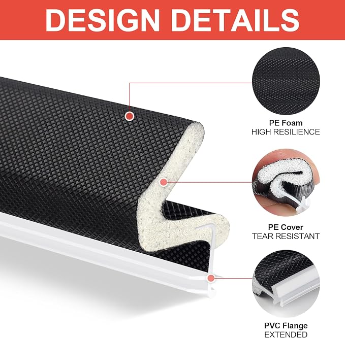 Litaibai Kerf Door Weather Stripping - Image 8