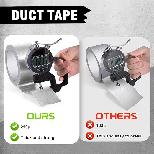 3Pack Silver Duct Tape 2IN x 132Yd Total Heavy Duty Waterproof Tape | All - Image 5