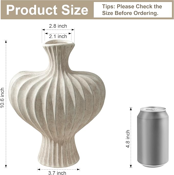 Ceramic Flower Vase Home Decor - Image 2