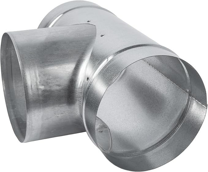 90° Degree Ø6 x 6 x 6 Inch T Shape Duct Splitter - Image 7