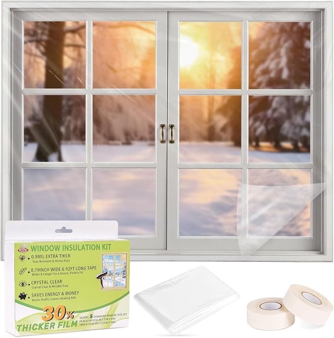 FLYZZZ Window Insulation Kit, Window Insulation by FLYZZZ