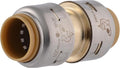 SharkBite Max 1/2 Inch Coupling, Push to Connect Brass Plumbing Fitting by SharkBite