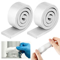 2 Pack Moldable Silicone Putty White Solid Roll | 1.5 ft x 1 in Non Hardening by ElectricWise
