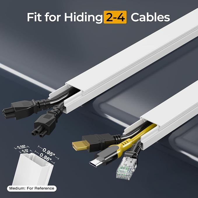Cord Hider Kit, 113.4in Cord Covers - Image 2