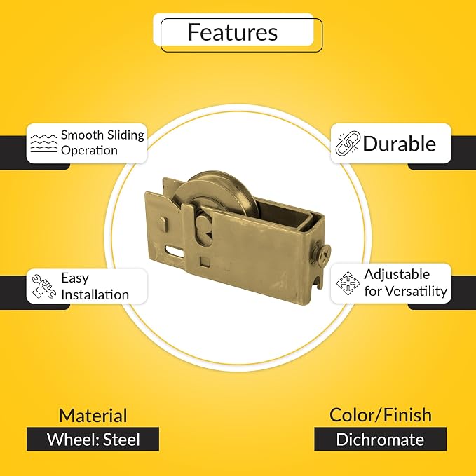 Brixwell Sliding Patio Door Roller Assembly - Image 3
