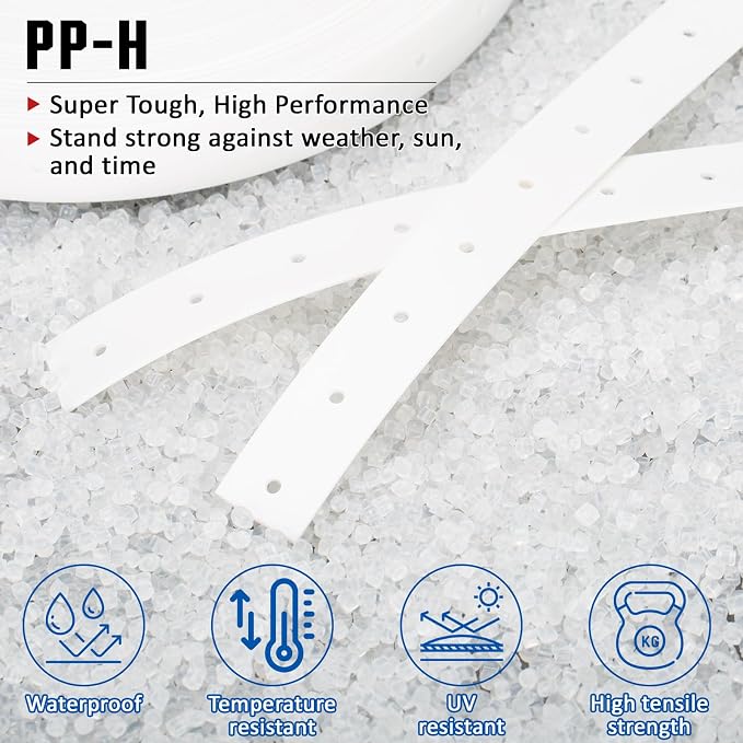 Plastic Hanger Strap 3/4 Inch x 30 FT Reinforced Flexible Hanger Strap - Image 5