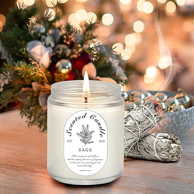 Scented Candles Gift Set, 4 Pack 7 oz Soy Wax Candles - Image 5