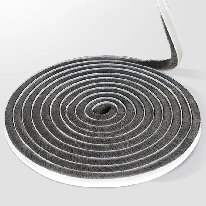 Brush Weather Stripping, 0.35inx33Feet, Soundproofing Door, Window Insulation by Unknown