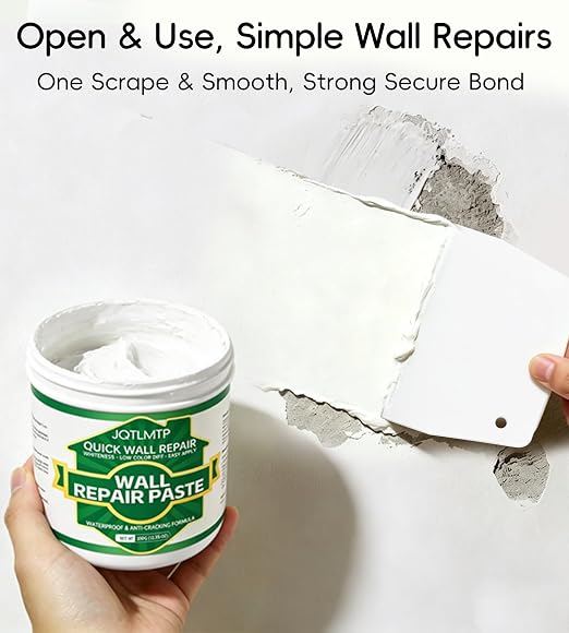 Wall Repair Paste 12 OZ, Drywall Crack & Hole Filler, Fast Drying Spackle - Image 3