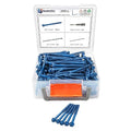 220Pcs 1/4" x3-1/4 Hex Concrete Screw & Drill Bit Set, by GOOBETTER
