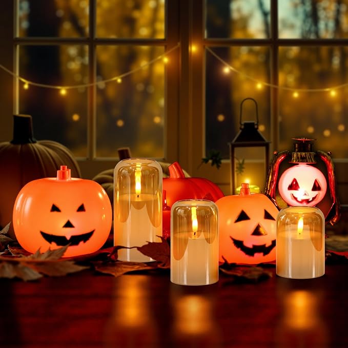 GenSwin Gold Glass LED Flameless Candles - Image 5