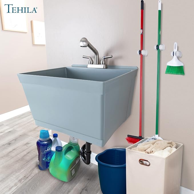 JS Jackson Supplies Tehila Grey Wall Mounting Kit - Image 5