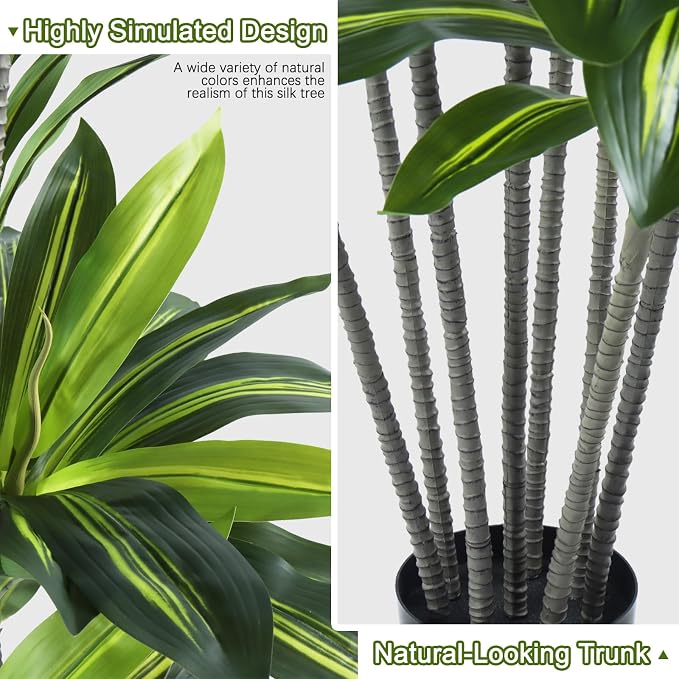 Dracaena Artificial Plant Indoor 5FT - Image 4
