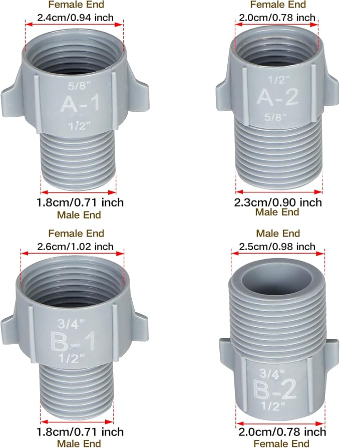 KERDE 1/2" to 5/8" & 3/4" Pipe Converter - Image 3