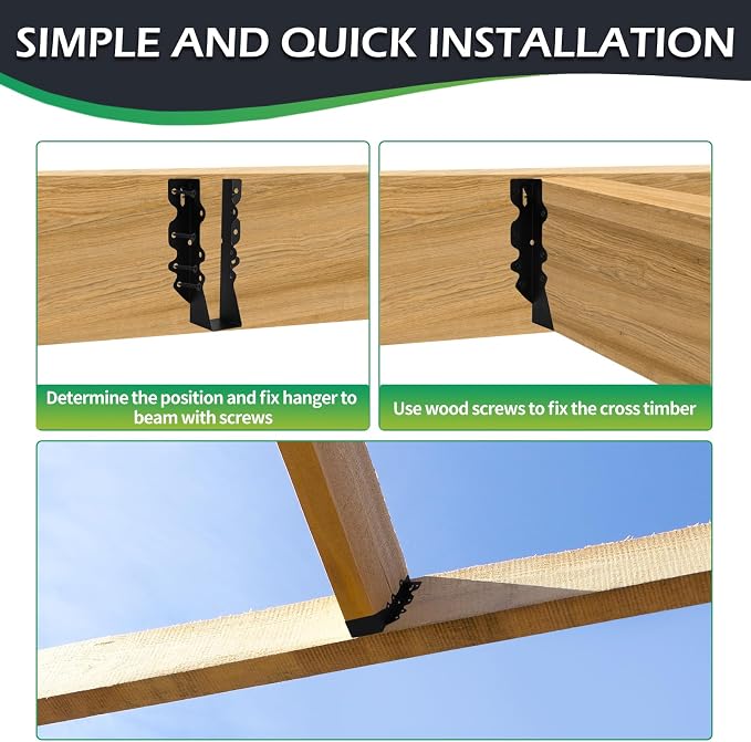 24PCS 2x8 Joist Hanger, Joist Bracket, Hurricane Ties - Image 6
