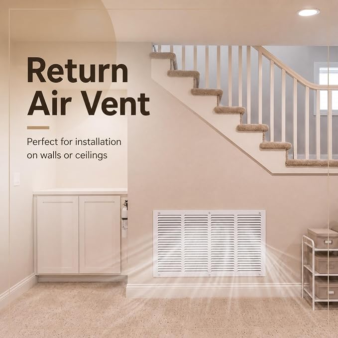White 2 Pack Ceiling Vent Cover - Image 5