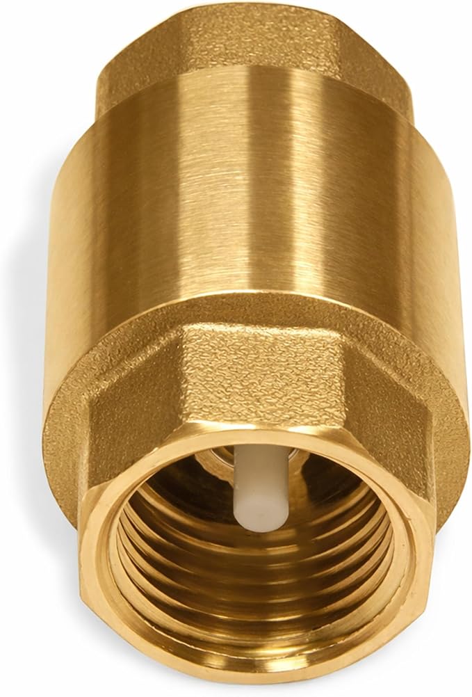 One Way Check Valve 1/2" Female Backflow Preventer, Check Valve by Metalandbrassco