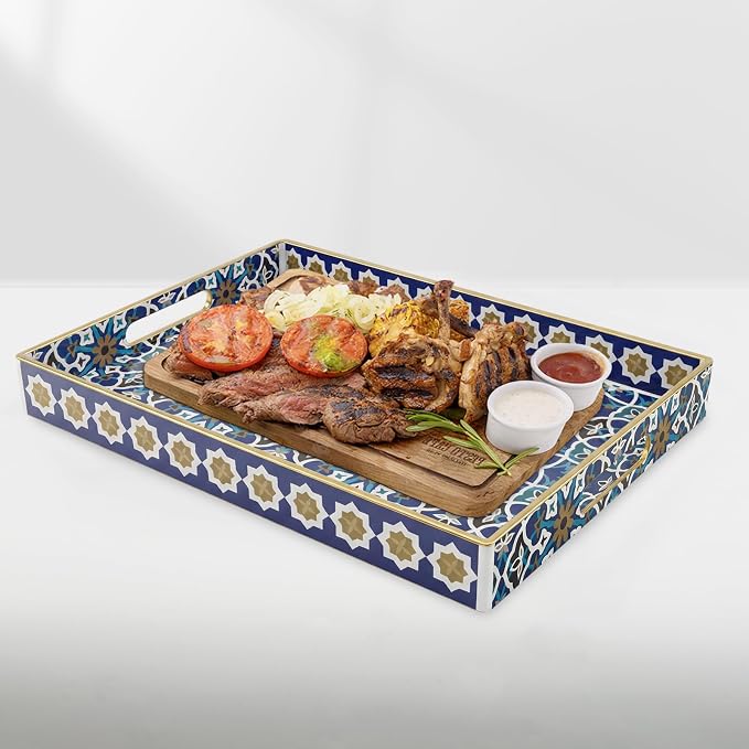 AGIOTA Coffee Table Trays for Living Room Serving Tray - Image 2