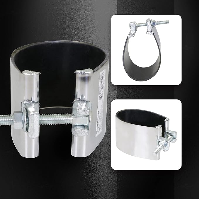 Highcraft Pipe Repair Clamp 3'', IPS Single Bolt, 3” Long, Stainless Steel - Image 4