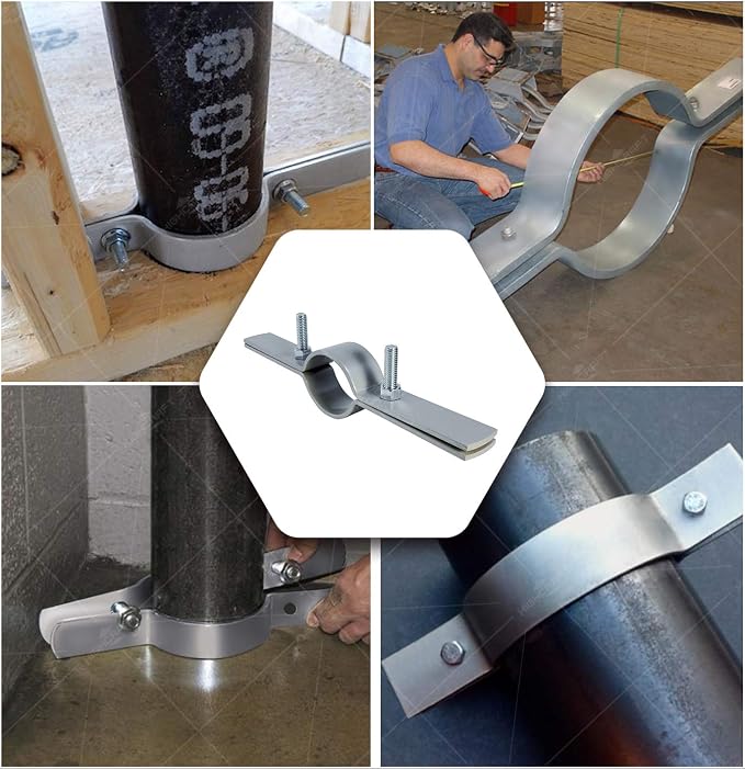 Highcraft DMST-FQ02 Riser Clamp Vertical Pipe Hanger - Image 4