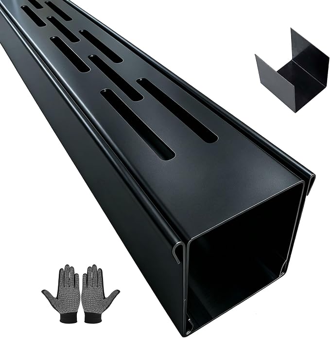 304 Stainless Steel Trench Drain Kit, Narrow Channel Drain by SUIGDRR