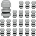 Bonsicoky 3/8" NPT Nylon Cable Glands, Adjustable Cord Grip, Strain Relief by Bonsicoky