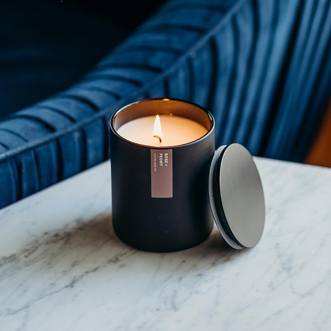 Rose & Peony Scented Candle - Image 6
