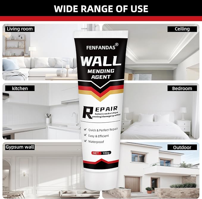 Drywall Repair Kit, Drywall Hole Patch Repair Kit Spackle Wall Repair Kit | - Image 5