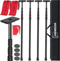 12FT Dust Barrier Poles Kit, Spring Retractable Zipper Wall Poles by ANWEOR